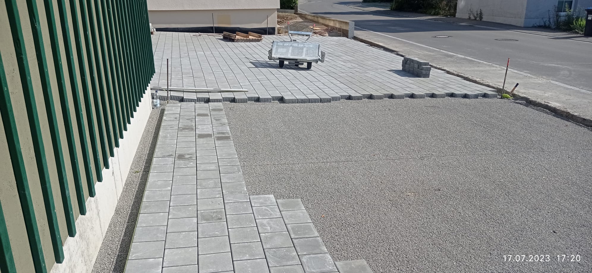 Pflasterarbeiten und Steine