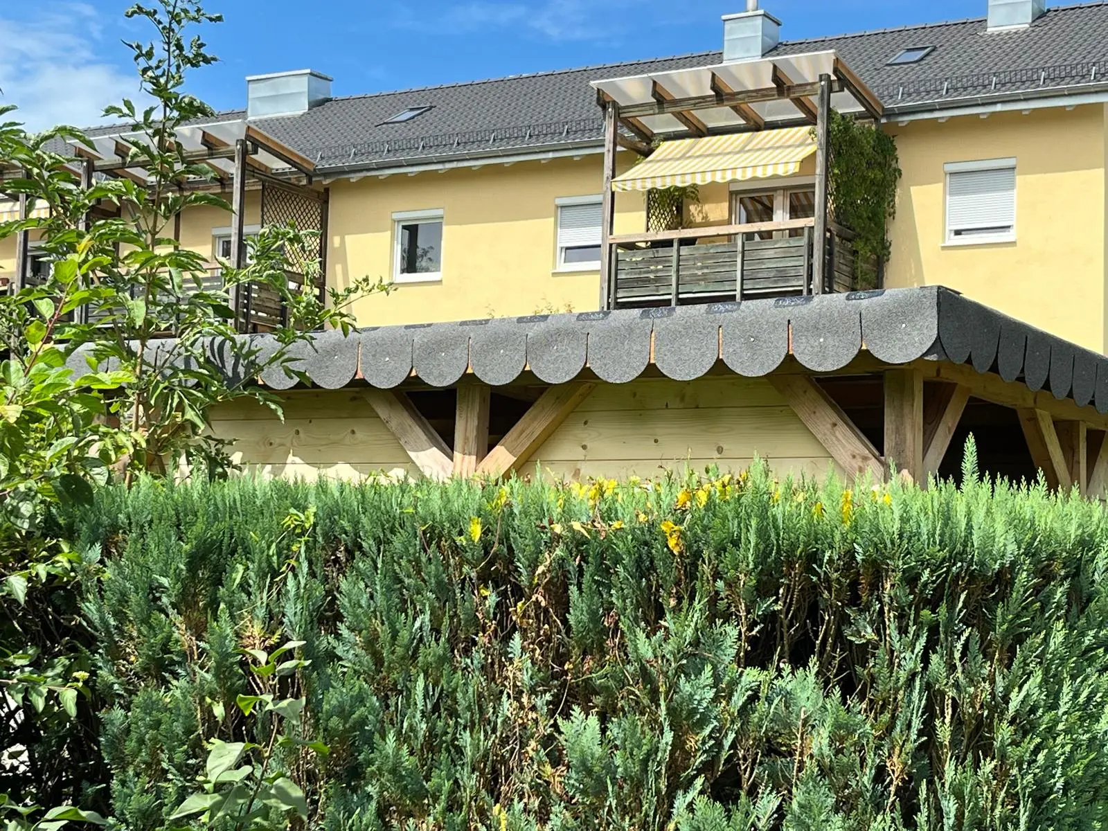 Saubere Terrasse