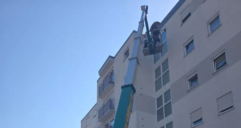 Fensterreinigung außen